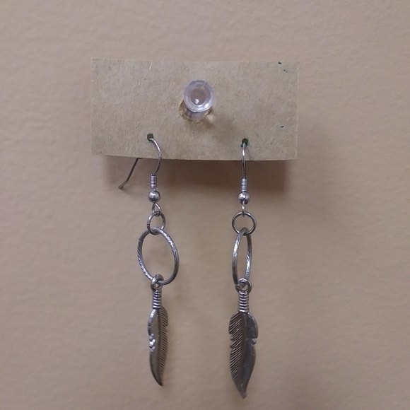 Feather Earrings - Picture 1 of 2